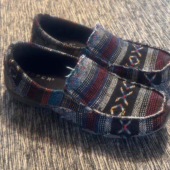 Roper Shoes - Roper Women’s Liza Southwest Driving Moccasin Loafer Aztec Casual Slip On S 6.5